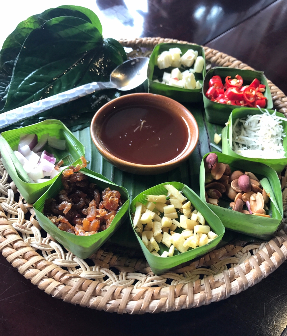 Complimentary starter at Sawasdee Thai Restaurant
